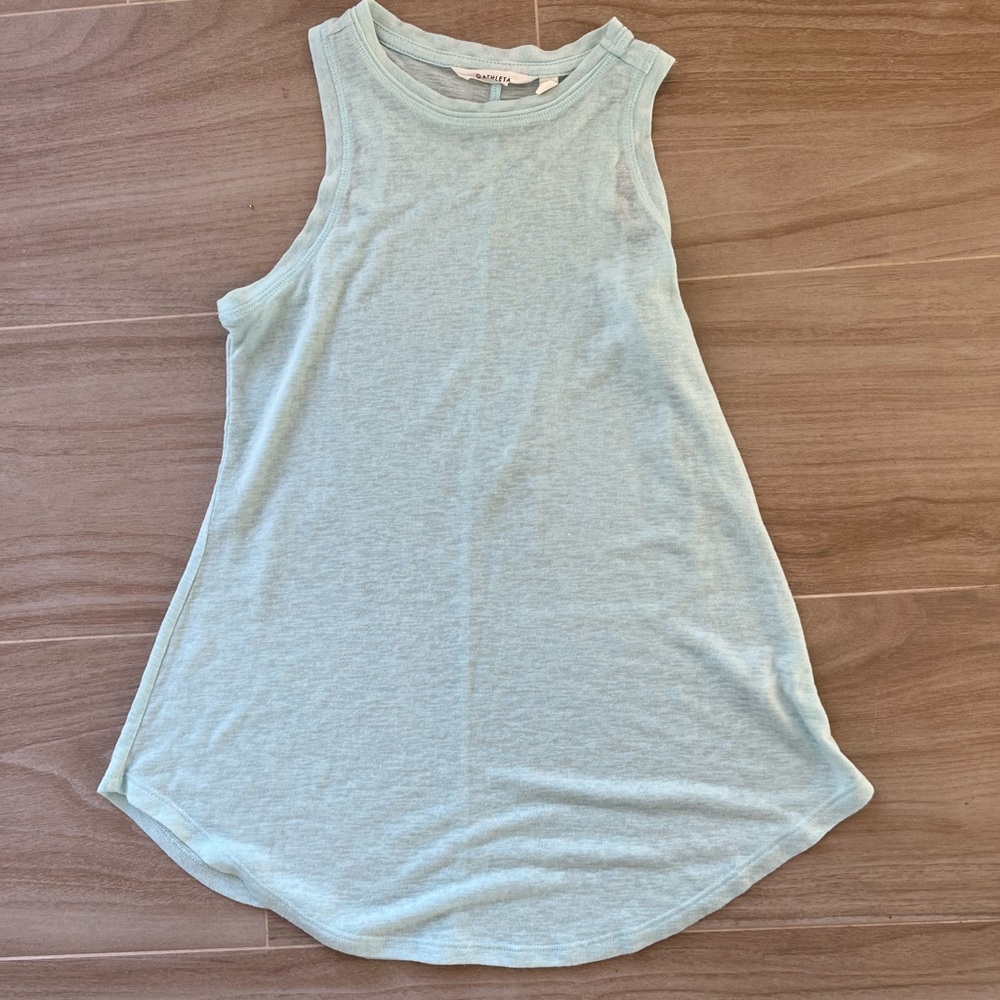 Athleta Baby Blue Athleisure Tank Top